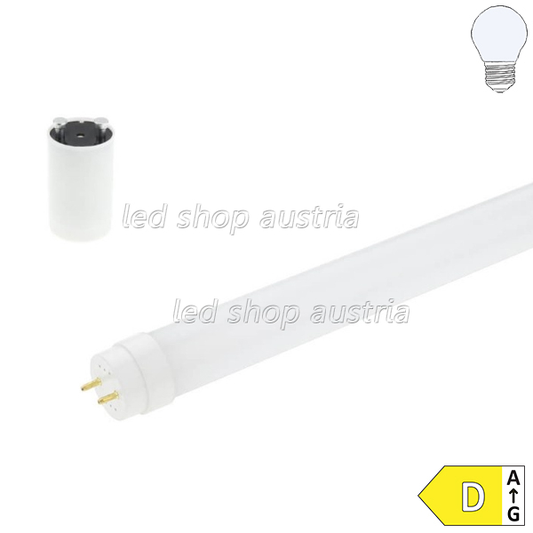 60cm LED "Retrofit" T8 Röhre Kunststoff HL mit Starter 9W kaltweiß