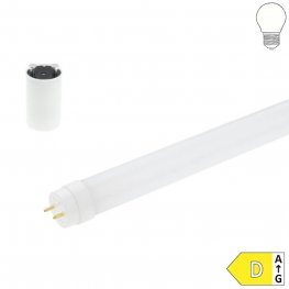 120cm LED "Retrofit" T8 Röhre Kunststoff HL mit Starter 18W neutralweiß