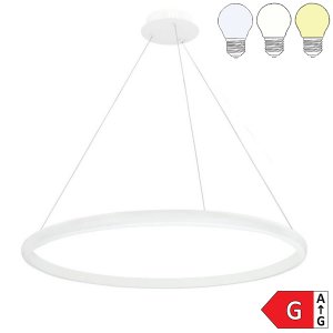 30W LED CCT Pendelleuchte Dimmbar Weiß Ø50cm