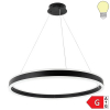 36W LED Pendelleuchte Schwarz Up-Down Ø60cm Warmweiß