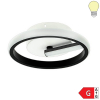 7W LED Deckenleuchte circle schwarz warmweiß