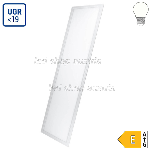 36W LED Panel 120x30cm 100Lm/W UGR19 inkl. Trafo neutralweiß