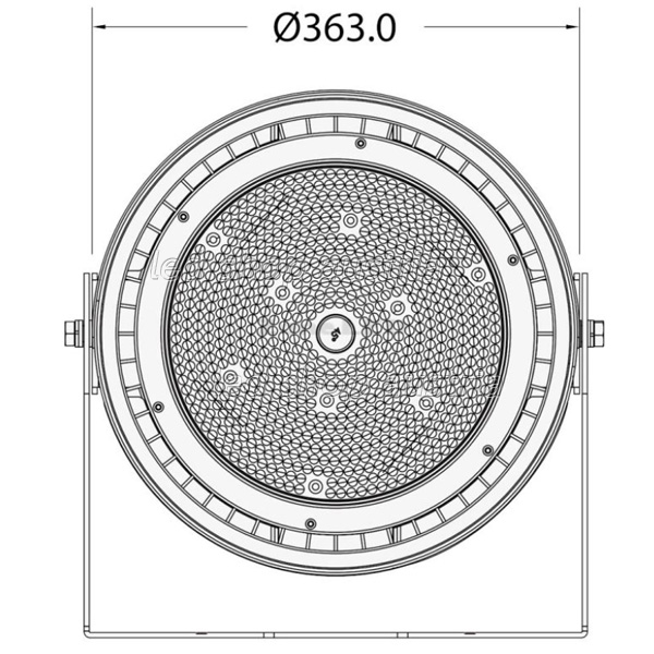 LED SMD Sportanlagen Flutlicht 5000K 500W 45° "dimmbar" kaltweiß