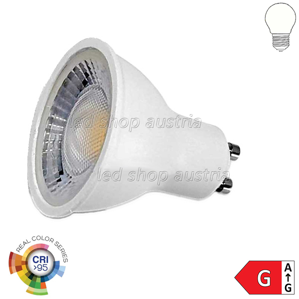 LED GU10 SMD Spot 6W 400 Lumen CRI>95 neutralweiß