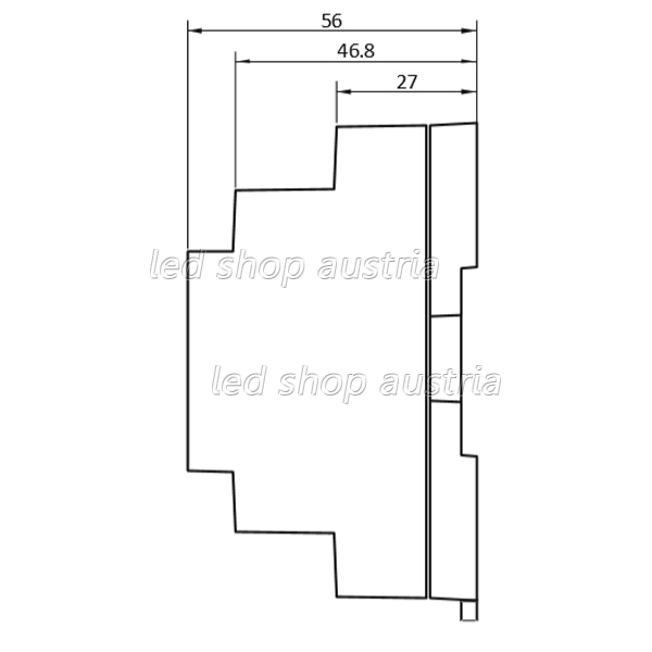 POS Tragschienen Netzteil - 24V 100W DC