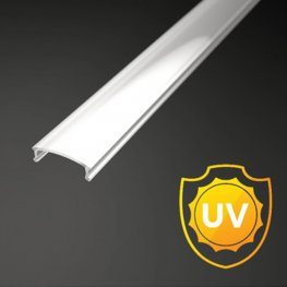 LED Profilabdeckung Corner_1 2000mm opal UV beständig