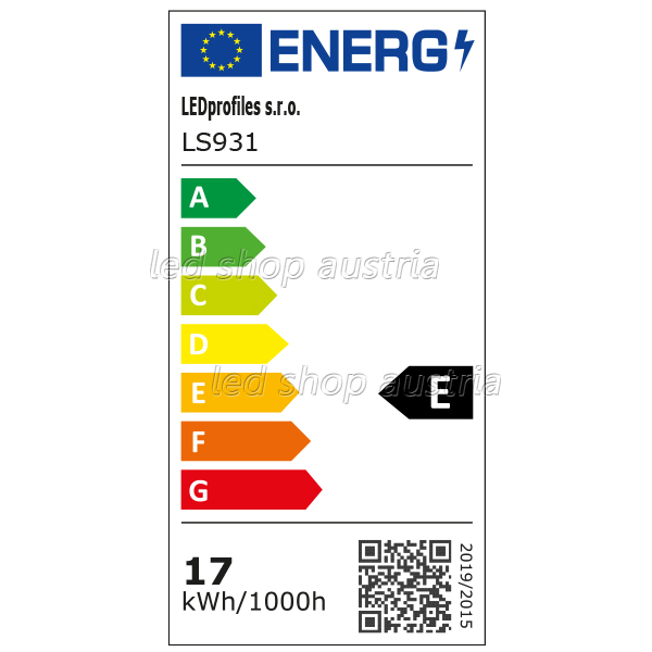 Hoch- Effizienz LED Strip 24V 2835SMD 16,8W/m 192LED/m 5m selbstkl. warmweiß