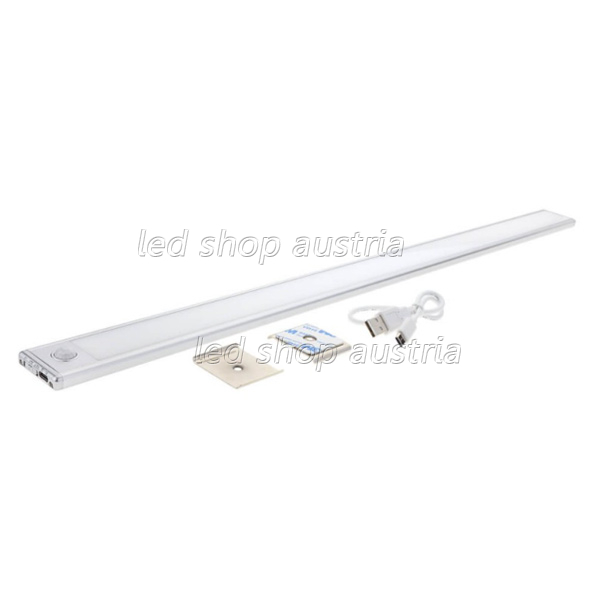 LED Akku- Schrankleuchte 3.5W weiß mit Bewegungsmelder warmweiß