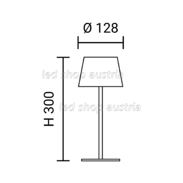 2.5W Solar Akku Tischleuchte wiederaufladbar dimmbar IP54 schwarz CCT