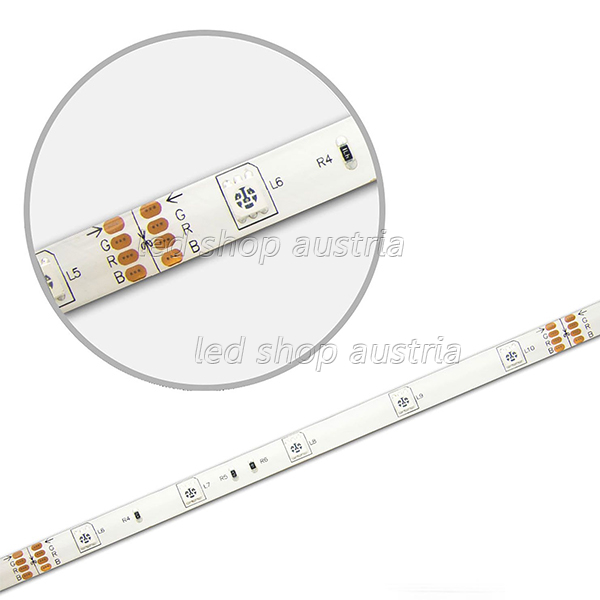 LED Strip RGB 24V IP66 30 LED/m 5m selbstklebend