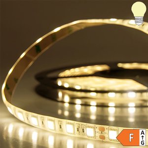 LED Strip 24V IP66 60 LED/m 5m selbstklebend warmweiß