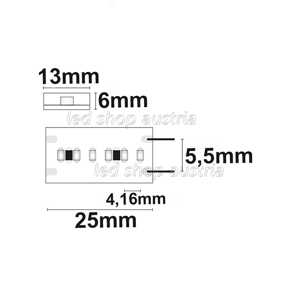 LED Strip 24V IP67 240 LED/m 5m selbstklebend neutralweiß