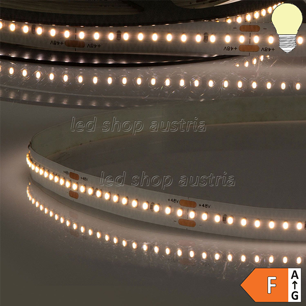 LED Strip Linear 48V IP20 240 LED/m 30m selbstklebend warmweiß