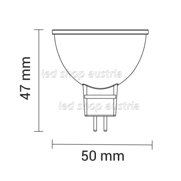 MR16 LED SMD Spot 5W 110° kaltweiß