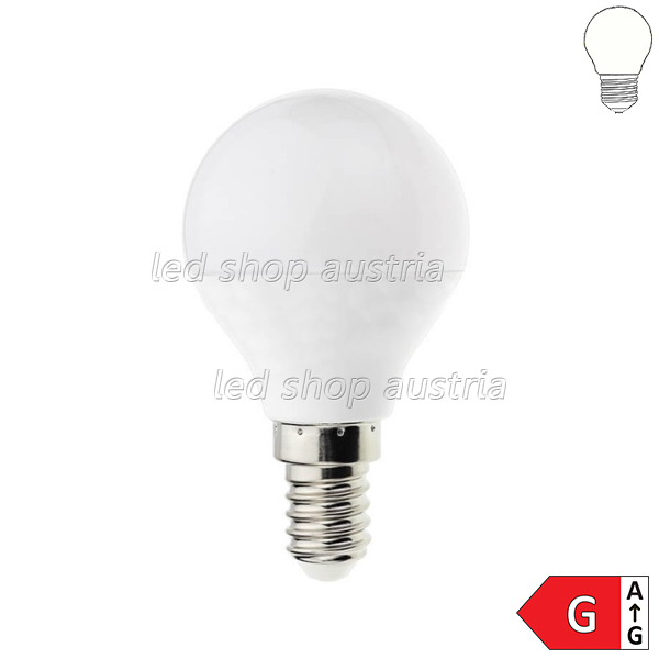 E14 G45 LED Birne 450 Lumen 5,5W neutralweiß