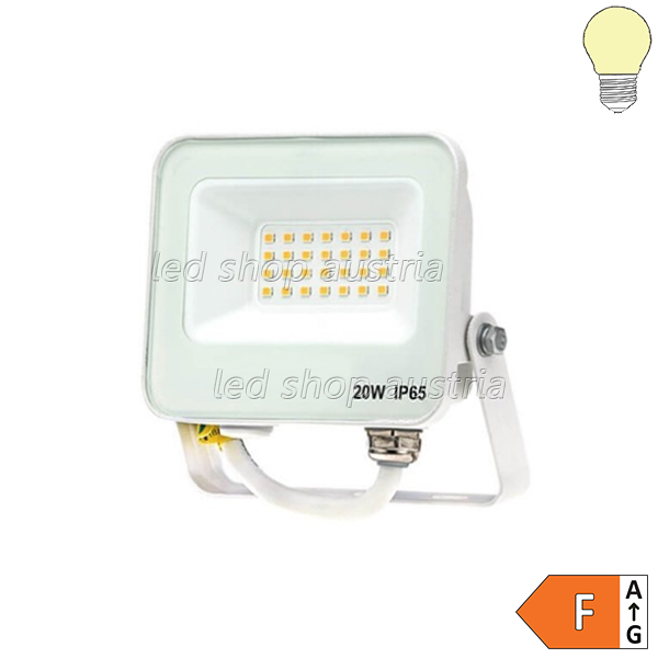 LED SMD Fluter weiß 120° Abstrahlwinkel 20W warmweiß