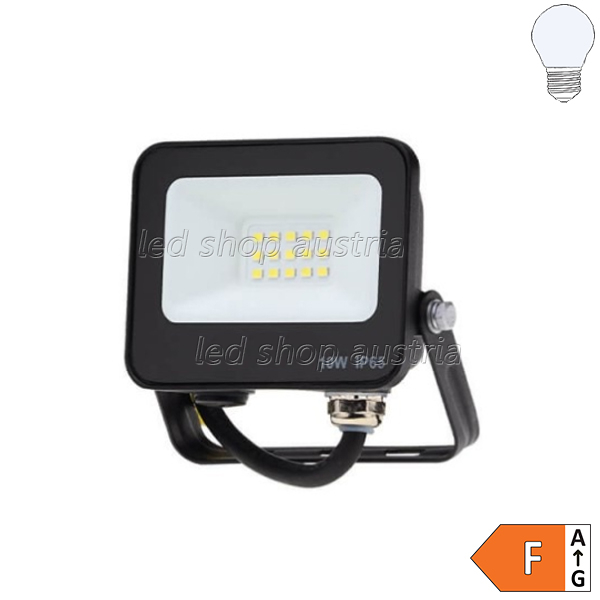 LED SMD Fluter schwarz 120° Abstrahlwinkel 10W kaltweiß