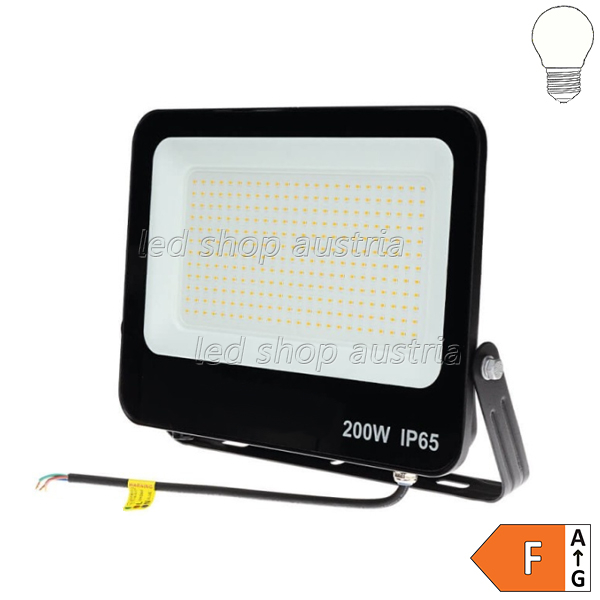 LED SMD Fluter schwarz 120° Abstrahlwinkel 200W neutralweiß