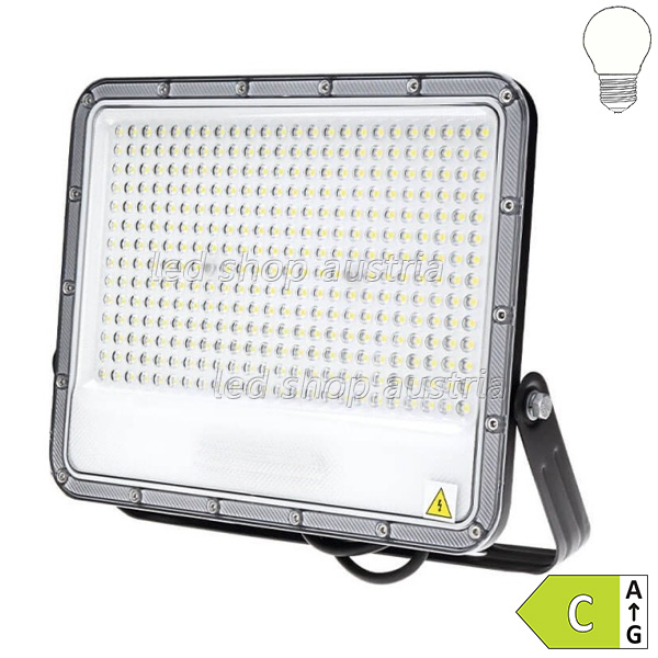 LED Fluter Professional schwarz 200W Abstrahlwinkel 90° neutralweiß