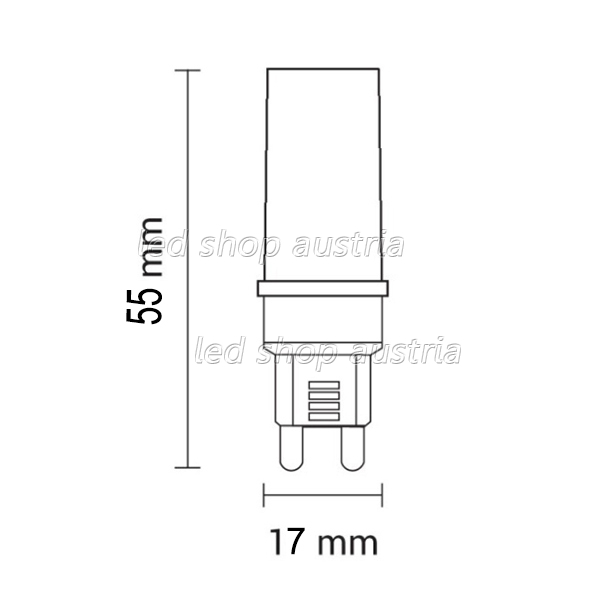 G9 LED 400 Lumen 3,5W neutralweiß