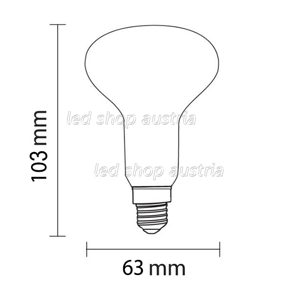 E27 R63 LED Spot 480 Lumen 6W neutralweiß