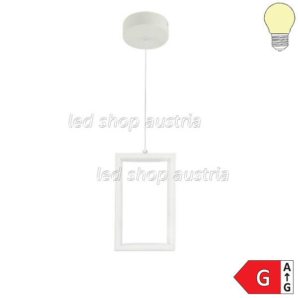 4W LED Pendelleuchte weiß warmweiß