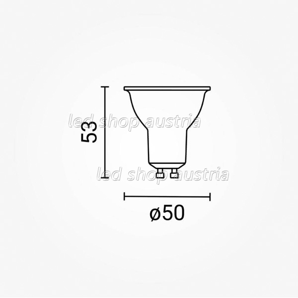 LED GU10 Spot dimmbar 6W neutralweiß