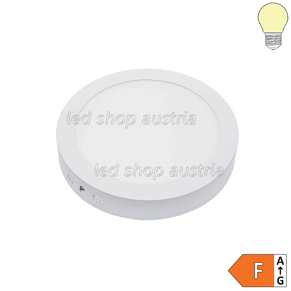 18W LED Aufbaupanel rund warmweiß