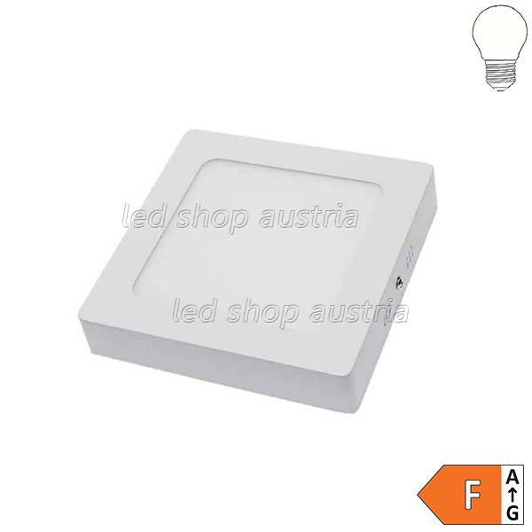 12W LED Aufbaupanel quadratisch neutralweiß