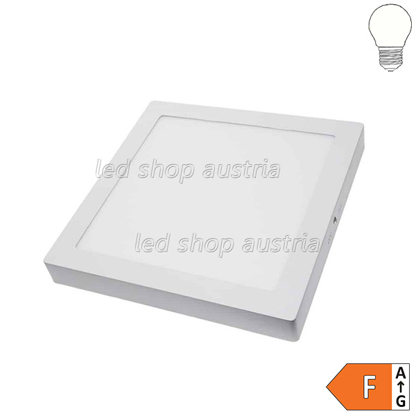 24W LED Aufbaupanel quadratisch neutralweiß