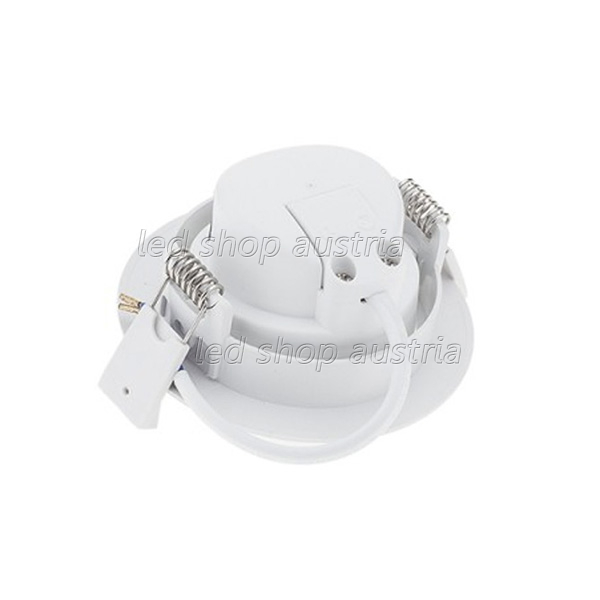 5W LED SMD Downlight rund schwenkbar inkl. Trafo warmweiß