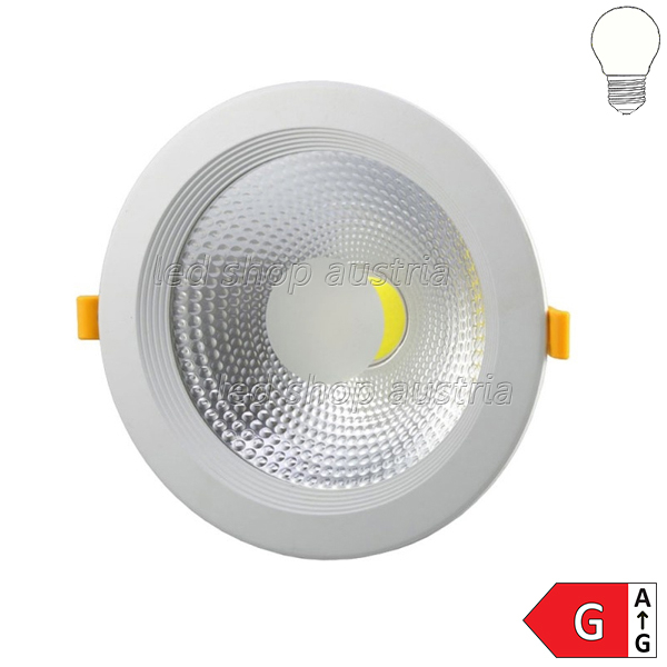 15W LED Downlight rund 145° inkl. Trafo TÜV neutralweiß