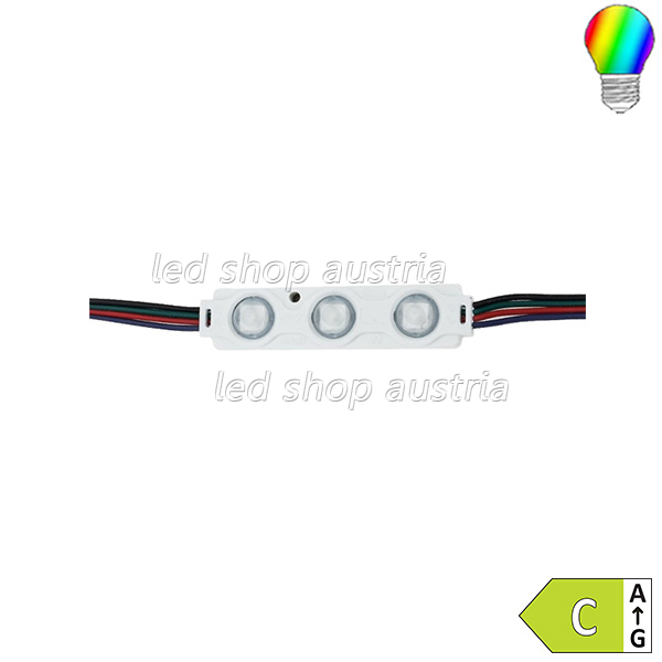 LED 12V SMD 5050 Modul 0,75W IP65 RGB SET 20Stk