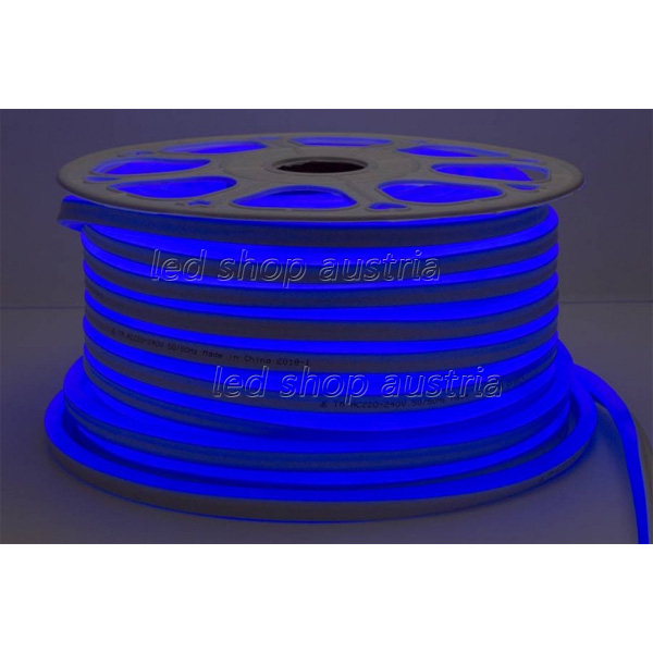 NEON Flex LED Strip 230V 8,5W/m BLAU 1m