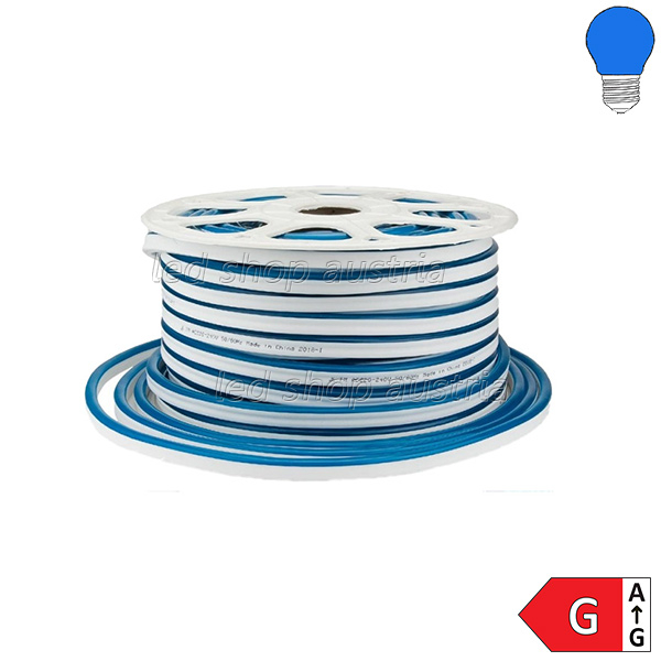 NEON Flex LED Strip 230V 8,5W/m BLAU 1m