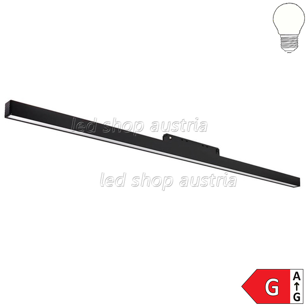 20W LED Leuchte 60cm für 48V Stromschiene Magnetic Line R15 schwarz neutralweiß