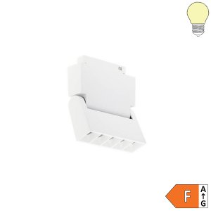 10W LED Strahler 5-flammig schwenkbar für 48V Stromschiene Magnetic Line R35 weiß warmweiß