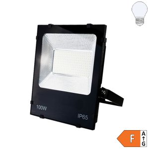 LED SMD Fluter schwarz 120° Abstrahlwinkel 100W Dual Voltage kaltweiß