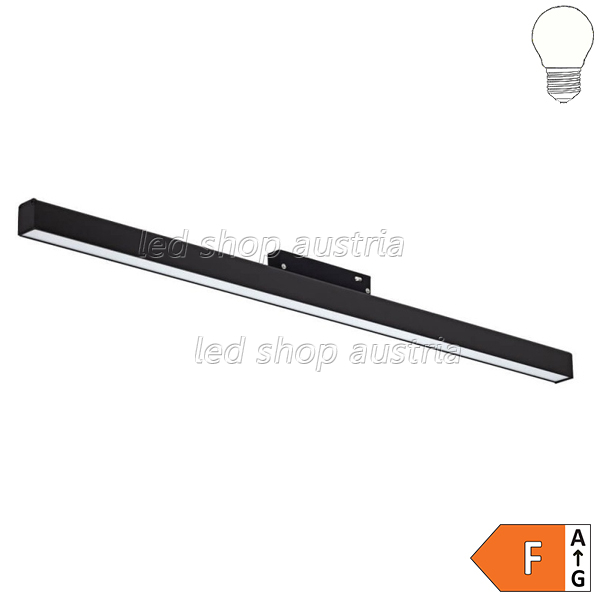 18W LED Leuchte 60cm für 48V Stromschiene Magnetic Line R20 schwarz neutralweiß