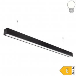 LED Linearleuchte mit Abhängung 40W V2 schwarz neutralweiß