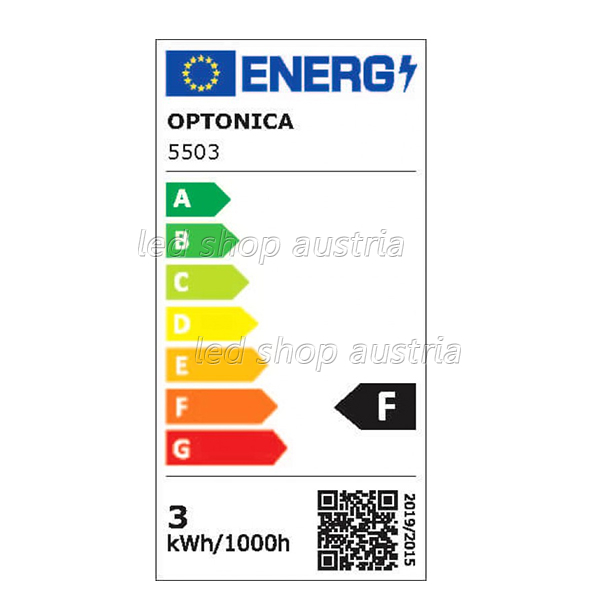 LED Lichtleiste 3.4W ohne Schalter 33cm mit Gehäuse warmweiß