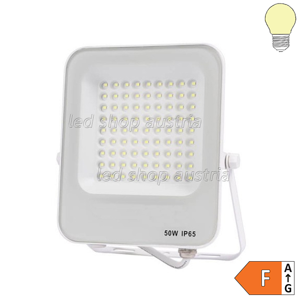 LED SMD Fluter weiß 90° Abstrahlwinkel 50W warmweiß