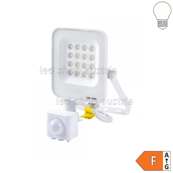 LED SMD Fluter mit Bewegungsmelder 90° weiß 10W neutralweiß