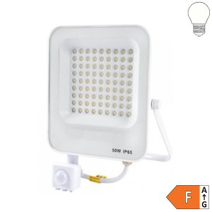 LED SMD Fluter mit Bewegungsmelder 90° weiß 50W neutralweiß