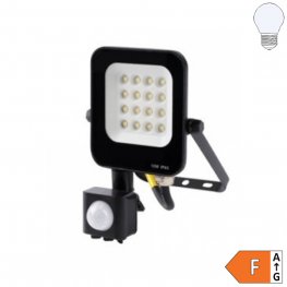 LED SMD Fluter mit Bewegungsmelder 90° schwarz 10W kaltweiß