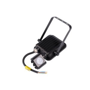 LED SMD Fluter mit Bewegungsmelder 90° schwarz 50W neutralweiß