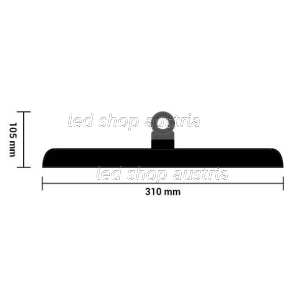 150W LED Highbay Hallenleuchte UFO 120° kaltweiß