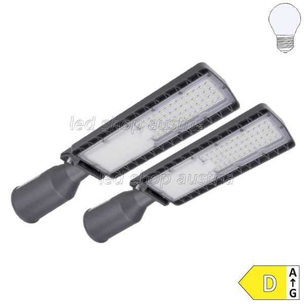 LED Straßenleuchte 30W 2Stk. kaltweiß