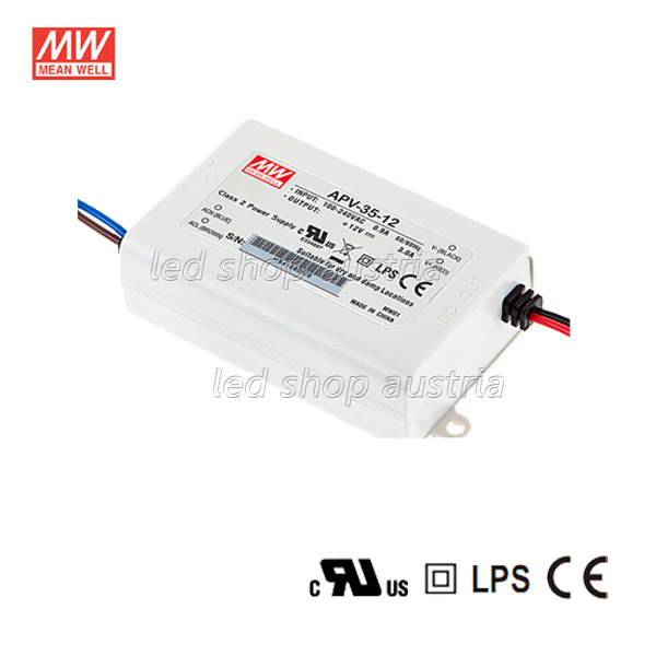 LED Trafo MEAN WELL APV-Series IP42 - 12V DC 36W