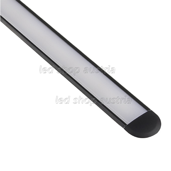 LED Profil ALU INLINE-Z 2000mm schwarz